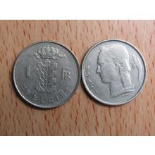 Belgium 1964 1 Frank Belgie (Dutch - Flemish Text) Coin