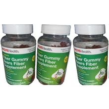 CVS Children's Fiber Gummy Bears Fiber Supplement Fruit Flavor 60ct 3PK 9/26
