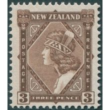 New Zealand 1936 3d brown SG582 MNH