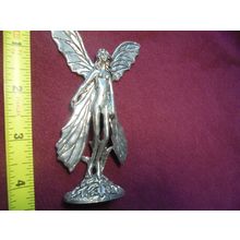 Large PEWTER FOREST FAIRY! Very Detailed! $27.00 Shipped!