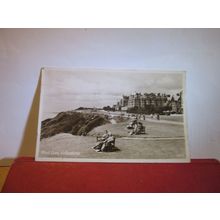 WEST LEAS, FOLKESTONE, KENT. used vintage postcard RP Photo Precision 1954 pm =