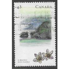 CAN 1993 43c 'RIVERS- ST JOHN RIVER' (3RD SERIES) FINE USED (EBID71-281)