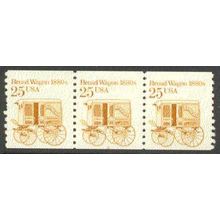 2136 25c Bread Wagon Fine MNH Dry Gum PNC 2/3 V0839