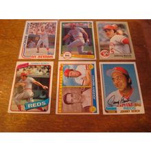 1980-1982, 6-Cards, JOHNNY BENCH, Reds,