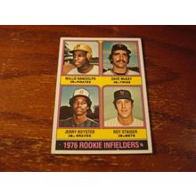1976 Topps, Rc Infielders, WILLIE RANDOLPH Rc, Pirates #592