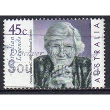 Australia 2002 Australian Legends of Medicine - Nancy Millis 45c Sheet Used