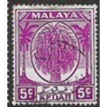 KEDAH 1950/1955 SG 79ab - fine used (o)