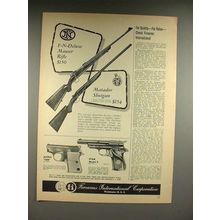 1957 FI Mauser, Matador, Astra Cub, Star Model F Gun Ad