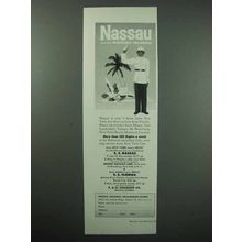 1957 Nassau And The Bahamas Tourism Ad