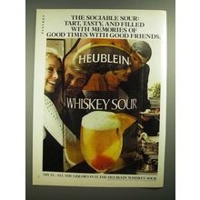 1979 Heublein Whiskey Sour Ad - The Sociable Sour