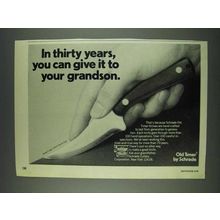 1978 Schrade Old Timer Sharp Finger 1520T Knife Ad