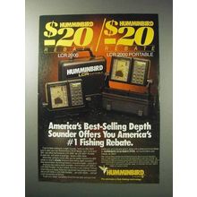 1986 Humminbird LCR 2000 and LCR 2000 Portable Ad