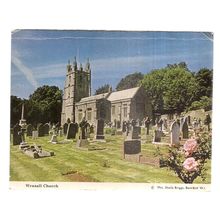 WRAXALL CHURCH.. BACKWELL W.I. vintage postcard unused =