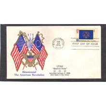FDC Boerger Cachets 1677 13c Utah (Cachet-U/A) CV00732