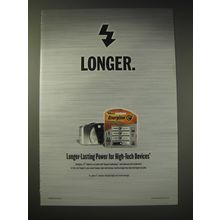 2003 Energizer E2 Batteries Ad - Longer-Lasting power for high-tech