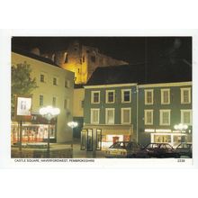 Castle Square Haverfordwest Postcard Pembrokeshire Modern