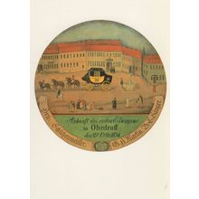 Schiebscheibe Ohrdruff 1834 German Post Office Sign Postcard