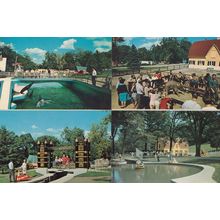 Storybook Gardens Canada Sea Lions Asian Elephant Zoo 4x Postcard s