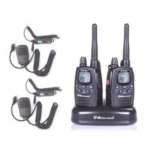 WALKIE TALKIES MIDLAND G7 PRO + 2 MICRO DE MANO + 2 CARGADORES 12V COCHE