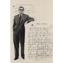 White Christmas 1955 Sheet Music Irving Berlin Postcard