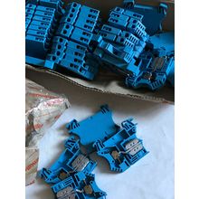 NEW LOT 50 WEIDMULLER WNT6,WNT 6 ,ISO 9001 TERMINAL BLOCK 6 MM2,400V,KEMA,AV