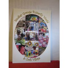 STUDLEY GRANGE BUTTERFLY WORLD, WROUGHTON, WILTSHIRE unused postcard =