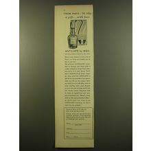 1961 Parfums Weil Antilope Perfume Advertisement - a gift With love