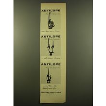 1961 Parfums Weil Antilope Perfume Advertisement - The love fragrance