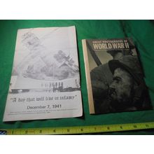 1964 Great Photos of WORLD WAR TWO + USS ARIZONA Opening Day Booklets!! $13.00 S