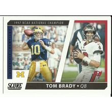 TOM BRADY 2021 Score Collegiate Champions #CC9 $10 Tampa Bay Buccaneers