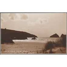 Holywell, near Newquay, Cornwall, 1928 - Judges RP Postcard