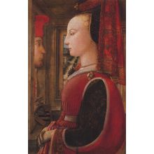 Lippi_Filippino_Two_figures Art Gallery Poster Canvas Print Wall Decoration A0 A