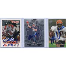 Autographed 3 Card Lot with Drake Maye Signed Nice