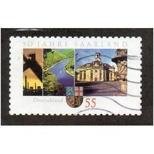 GER 2007 €0.55 (S/A) 'SAARLAND' FINE USED (EBID30-511)