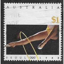 AUS 1988 $1.00 'OLYMPICS' FINE USED (EBID66-564)