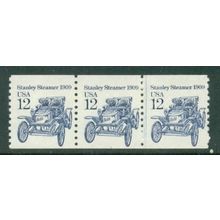2132v 12c Stanley Steamer Fine MNH Dry Gum PNC 1/3 Incomplete # W0377