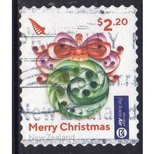 New Zealand 2017 Christmas - Bauble $2.20 s/a International Post Used