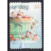 Australia 2019 Moments to Treasure - Cake $1 s/a Used