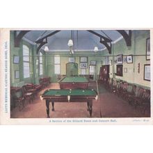Caxton Concert Hall Billiard Room Deal Kent Old Postcard