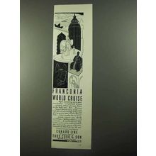 1931 Cunard Line Ad - NICE!