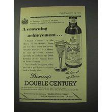 1959 Domecq's Double Century Sherry Ad - Crowning