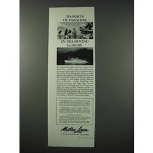 1961 Matson Lines Cruise Ad - To Ports of Paradise