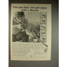 1961 Marlin Golden 39-A Rifle Ad - You Pay Less