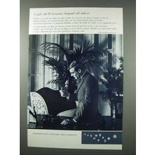 1961 De Beers Diamonds Ad - A Gift She'll Treasure