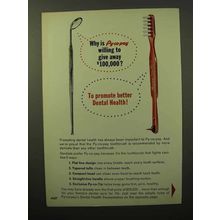 1964 Py-co-pay Tooth Brush Ad - Promote Dental Health