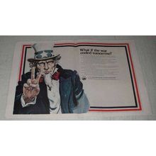 1971 LTV Aerospace Ad - Uncle Sam - If The War Ended