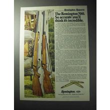 1977 Remington Model 700 Rifle Ad - So Accurate