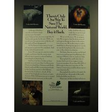 1988 The Nature Conservancy Ad - Save the Natural World