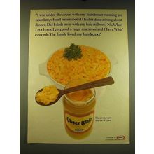 1967 Kraft Cheez Whiz Ad - I was under the dryer