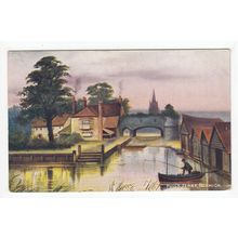 Pull's Ferry Norwich Norfolk Art Postcard 4671